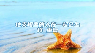 地支相害的人在一起会怎样_重复