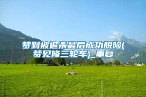 梦到被追杀最后成功脱险(梦见修三轮车)_重复