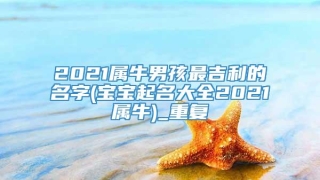 2021属牛男孩最吉利的名字(宝宝起名大全2021属牛)_重复