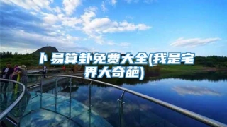 卜易算卦免费大全(我是宅界大奇葩)