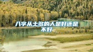 八字从土多的人是好还是不好