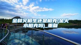 金和火相生还是相克(金火水相克吗)_重复
