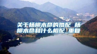 关于杨柳木命的婚配 杨柳木命和什么相配_重复