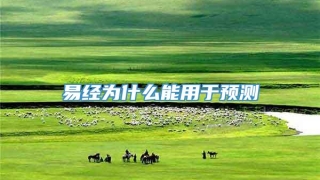 易经为什么能用于预测
