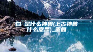 白矖是什么神兽(上古神兽什么意思)_重复