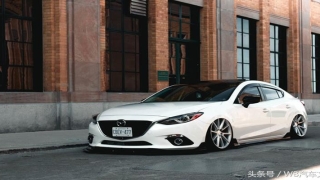 昂克赛拉后轮外八字(简约略带点夸张的魂动昂克赛拉)