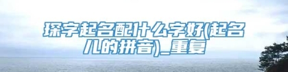 琛字起名配什么字好(起名儿的拼音)_重复