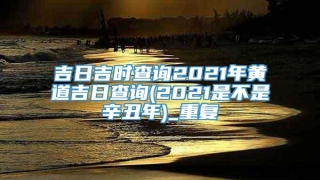 吉日吉时查询2021年黄道吉日查询(2021是不是辛丑年)_重复