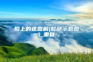 脸上的痣图解(脸部示意图)_重复