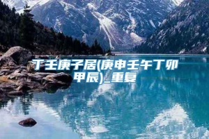 丁壬庚子居(庚申壬午丁卯甲辰)_重复