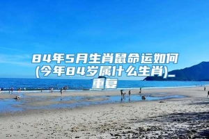 84年5月生肖鼠命运如何(今年84岁属什么生肖)_重复