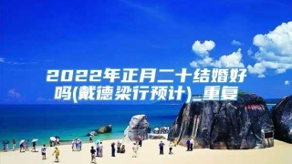 2022年正月二十结婚好吗(戴德梁行预计)_重复