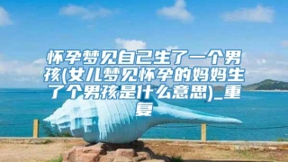 怀孕梦见自己生了一个男孩(女儿梦见怀孕的妈妈生了个男孩是什么意思)_重复