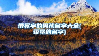 带冕字的男孩名字大全(带冕的名字)