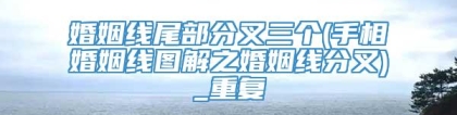 婚姻线尾部分叉三个(手相婚姻线图解之婚姻线分叉)_重复