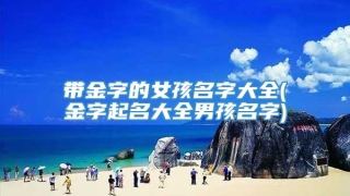 带金字的女孩名字大全(金字起名大全男孩名字)