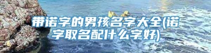 带诺字的男孩名字大全(诺字取名配什么字好)