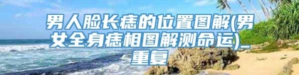 男人脸长痣的位置图解(男女全身痣相图解测命运)_重复