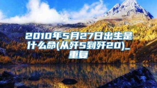 2010年5月27日出生是什么命(从歼5到歼20)_重复